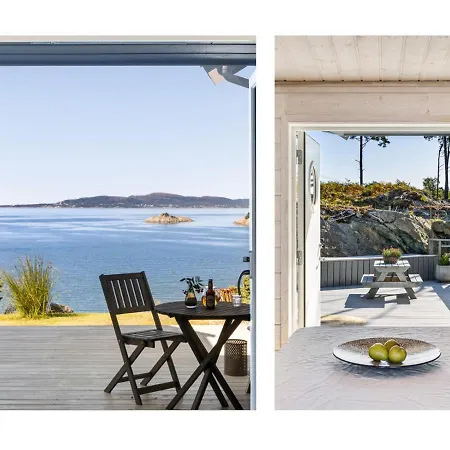 Bright And Peaceful Cabin With An Amazing View On An Island Near Bergen Nordstrono