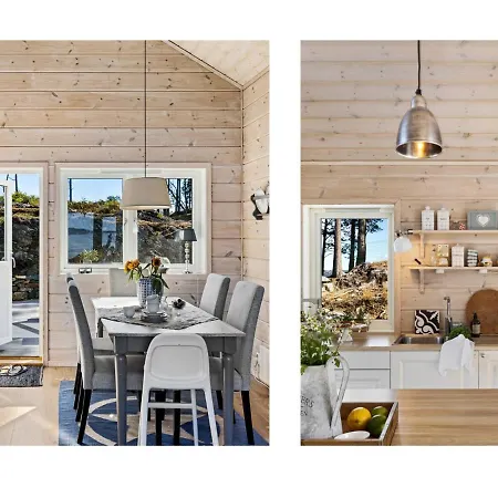 Bright And Peaceful Cabin With An Amazing View On An Island Near Bergen Nordstrono