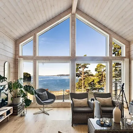 Bright And Peaceful Cabin With An Amazing View On An Island Near Bergen Holiday home Nordstrono